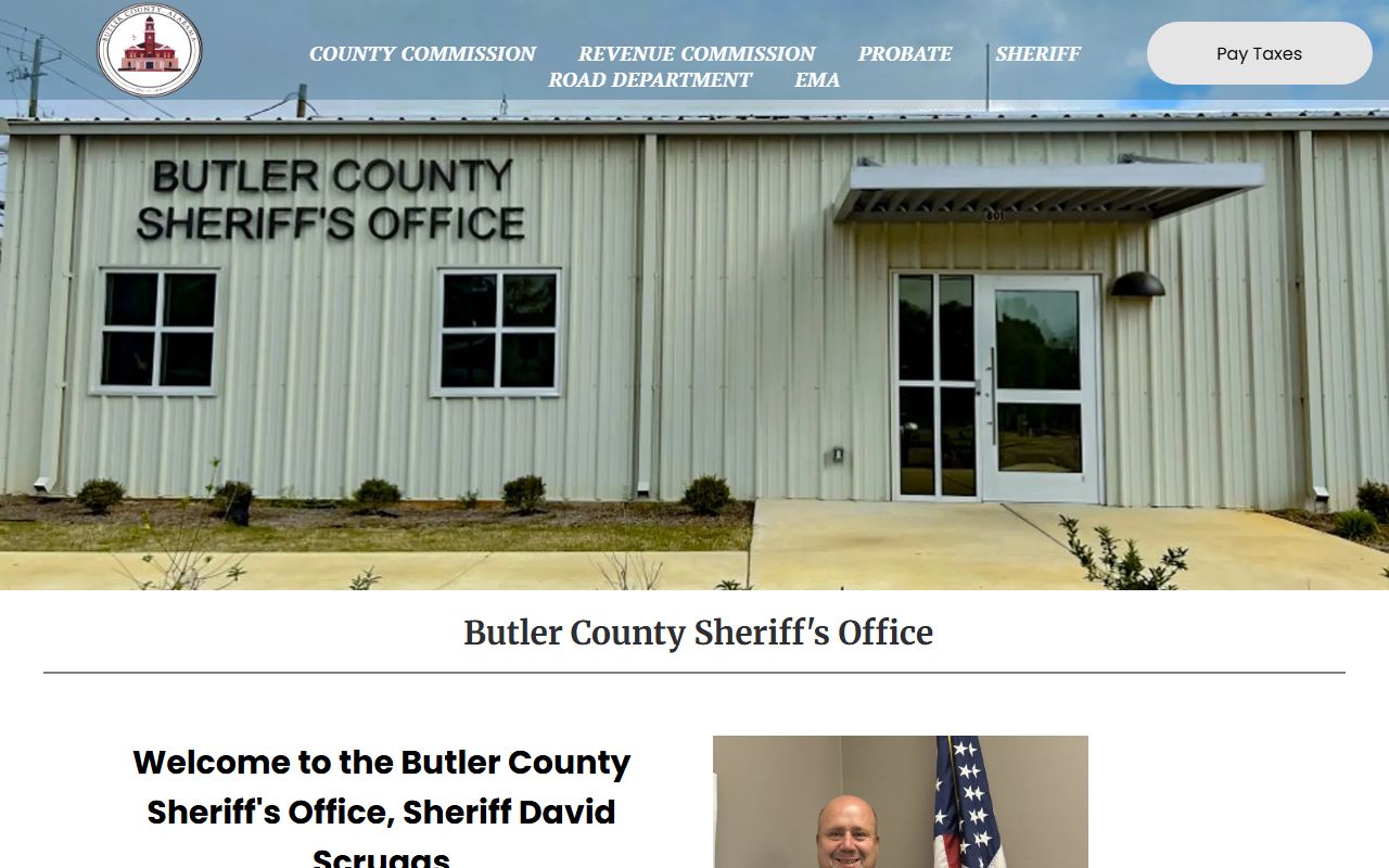 Butler County Correctional Facility sheriff office contact and inmate custody information